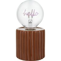 Lampadina decorativa natalizia Hello led ricaricabile