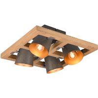 Plafoniera 4 luci orientabili Bell Trio