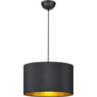Lampadario nero e oro Hostel Trio