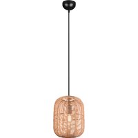 Lampadario in sisal naturale Runa Trio