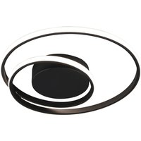 Plafoniera nero 40 cm Zibal Trio