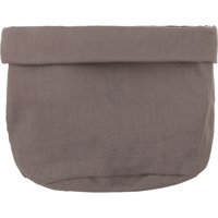Cestino cucina 18 cm tortora in cotone Slub