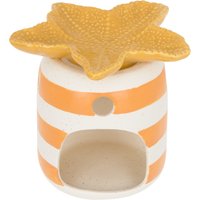 Brucia essenze stella marina gialla ceramica