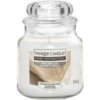 White Linen Lace, candela in giara media Yankee Candle