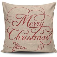 Cuscino bianco Merry Christmas
