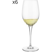 Set 6 calici Chardonnay Io Vino in vetro cristallo