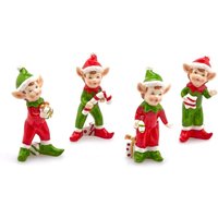 Decorazione elfo 11,5 cm assortito