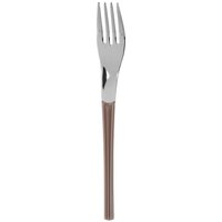 Forchetta nocciola Iris Eme in acciaio inox