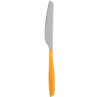 Coltello tavola sfuso arancione in acciaio inox Silhouette