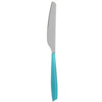 Coltello tavola sfuso azzurro in acciaio inox Silhouette