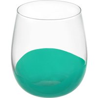 Bicchiere acqua Capri color Tiffany in vetro da 325 ml
