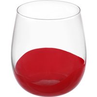 Bicchiere acqua Capri rosso in vetro da 325 ml