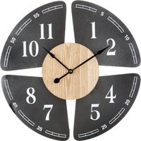 Orologio da parete elica grigia 50 cm