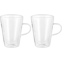 Set 2 mug 300 ml in vetro borosilicato