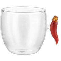 Tazzina in vetro borosilicato 120 ml cornetto