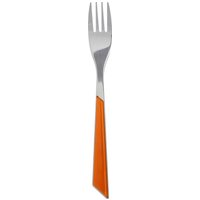 Forchetta Mirror arancione in acciaio inox