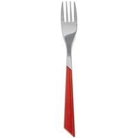 Forchetta Mirror rossa in acciaio inox