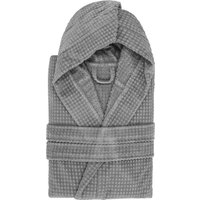 Accappatoio con cappuccio taglia S/M Wellness grigio