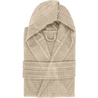 Accappatoio con cappuccio taglia S/M Wellness sabbia