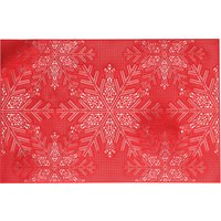 Tovaglietta natalizia 30x45 cm fiocco neve