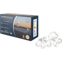 Luci da esterno 10 lampadine led a sfera bianco naturale
