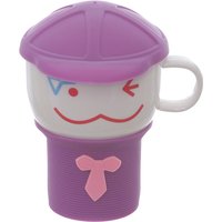 Tazza Mug con emoticon e coperchio