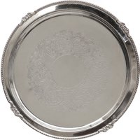 Sottopiatto Con decoro in rilievo