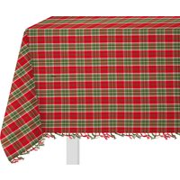 Tovaglia in cotone Tartan rossa