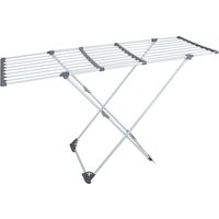 Stendibiancheria estensibile grigio, 108 - 190x94x57 cm