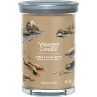 Candela Amber Sandalwood in barattolo grande Yankee Candle