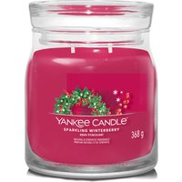 Sparkling Winterberry candela in giara media Yankee Candle