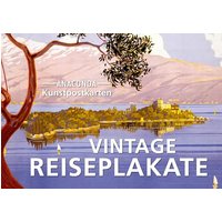Postkarten-Set Vintage-Reiseplakate: 18 Kunstpostkarten aus hochwertigem Karton. ca. 0,28€ pro Karte (Anaconda Postkarten, Band 73)