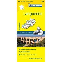 Michelin Languedoc: Straßen- und Tourismuskarte 1:150.000 (MICHELIN Localkarten)