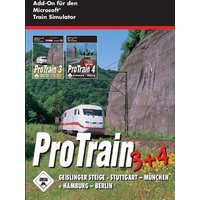 Blue Sky Interactive Train Simulator - Protrain 3 + 4: Geislinger Steige Stuttgart - München + Hamburg - Berlin
