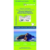 Michelin Atlantische Pyrenäen: Straßen- und Tourismuskarte 1:150.000; Auflage 2023 (MICHELIN Zoomkarten)