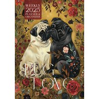 Pug Love 2025 Weekly Planner and Organizer: Cute Pug Lovers Planning Book for 2025, Packed plus Calendars & Colorful Art for Puppy Addicts or Small Dog Owners - Pug Love 2025 Weekly Planner and Organizer: Cute Pug Lovers Planning Book for 2025, Packed plus Calendars & Colorful Art for Puppy Addicts or Small Dog Owners - jetzt bei oelder-buchhandlung.de kaufen