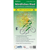 Radfahren - Nördliches Ried / Kreis Groß-Gerau und Rheinterrasse: Maßstab 1:30.000 - reißfest und wetterfest - Von Kelsterbach bis Gernsheim und von ... mit ADFC-Tourenvorschlägen)