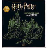 Aus den Filmen zu Harry Potter: Glow-in-the-Dark Malbuch: Motive leuchten im Dunkeln