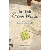 In Their Own Words: A History of the Removal of Section 20 - In Their Own Words: A History of the Removal of Section 20 - jetzt bei oelder-buchhandlung.de kaufen