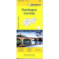 Michelin Correze / Dordogne (Perigord): 1:150 000 (MICHELIN Localkarten)