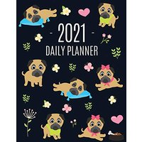 Pug Planner 2021: Funny Tiny Dog Monthly Agenda | For All Your Weekly Meetings, Appointments, Office & School Work | January - December Calendar | ... Scheduler with Flowers & Pretty Pink Hearts - Pug Planner 2021: Funny Tiny Dog Monthly Agenda | For All Your Weekly Meetings, Appointments, Office & School Work | January - December Calendar | ... Scheduler with Flowers & Pretty Pink Hearts - jetzt bei oelder-buchhandlung.de kaufen
