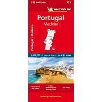 Michelin Portugal Madeira: Straßen- und Tourismuskarte 1:400 000 (MICHELIN Nationalkarten)