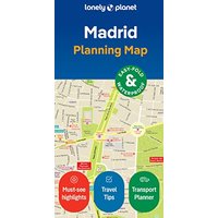 Lonely Planet Madrid City Map 2