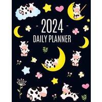 Cow Planner 2024: Cute 2024 Daily Organizer: January-December (12 Months) | Pretty Farm Animal Scheduler With Calves, Moon & Hearts - Cow Planner 2024: Cute 2024 Daily Organizer: January-December (12 Months) | Pretty Farm Animal Scheduler With Calves, Moon & Hearts - jetzt bei oelder-buchhandlung.de kaufen