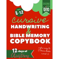 Christmas Cursive Handwriting & Bible Verse Copybook For Kids Ages 8 to 12: Trace Scripture Verses and Help Children Understand the Christmas Story ... Penmanship, Defining Words, and Doodling - Christmas Cursive Handwriting & Bible Verse Copybook For Kids Ages 8 to 12: Trace Scripture Verses and Help Children Understand the Christmas Story ... Penmanship, Defining Words, and Doodling - jetzt bei oelder-buchhandlung.de kaufen