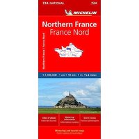 Michelin Frankreich Nord: Straßen- und Tourismuskarte 1: 1 000 000 (MICHELIN Nationalkarten)