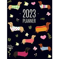 Dachshund Planner 2023: Funny Dog Monthly Agenda | January-December Organizer (12 Months) | Cute Puppy Scheduler with Flowers & Pretty Pink Hearts - Dachshund Planner 2023: Funny Dog Monthly Agenda | January-December Organizer (12 Months) | Cute Puppy Scheduler with Flowers & Pretty Pink Hearts - jetzt bei oelder-buchhandlung.de kaufen