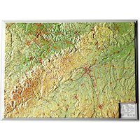 Relief Schwäbische Alb ohne Rahmen (1:430.000)