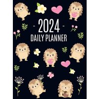 Hedgehog Daily Planner 2024: Make 2024 a Productive Year! | Funny Forest Animal Hoglet Organizer: January-December - Hedgehog Daily Planner 2024: Make 2024 a Productive Year! | Funny Forest Animal Hoglet Organizer: January-December - jetzt bei oelder-buchhandlung.de kaufen