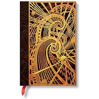 The Chanin Spiral (New York Deco) Mini Lined Hardcover Journal: Hardcover, 85 gsm, ribbon marker, memento pouch, elastic closure